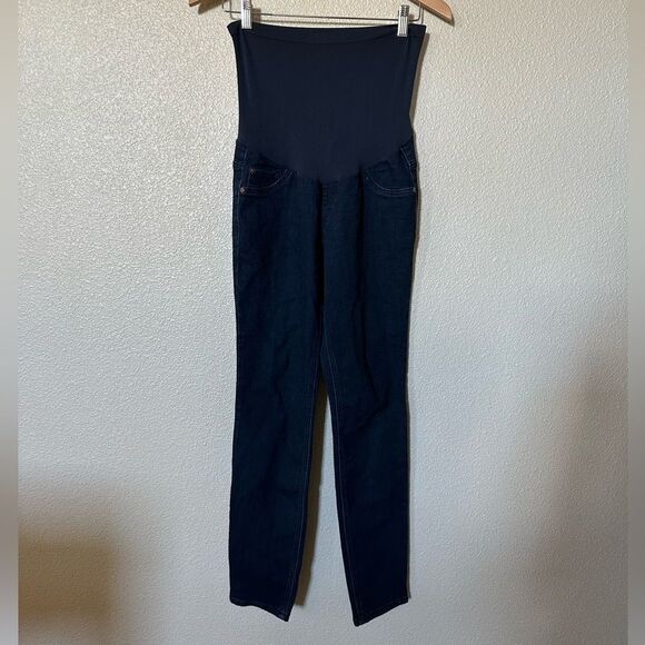 Indigo Blue Maternity Jeans Size M - Picture 1 of 11